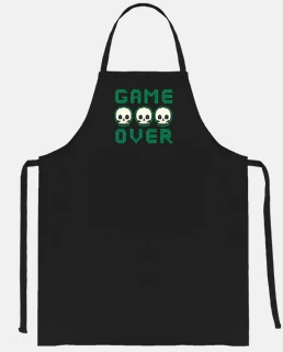 game over arcade game pixel art