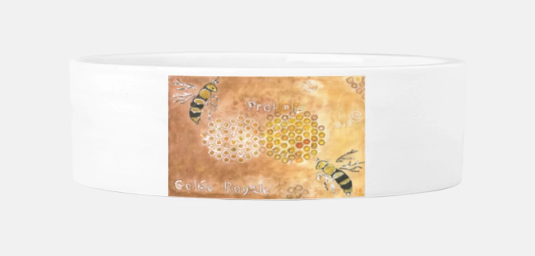 Mascotas Gamelle pour charger eau ou croquettes avec propolis gelée royale