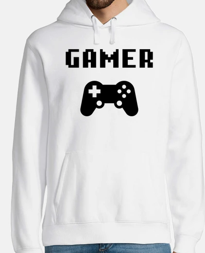 Hoodie gamer - gaming controller - black