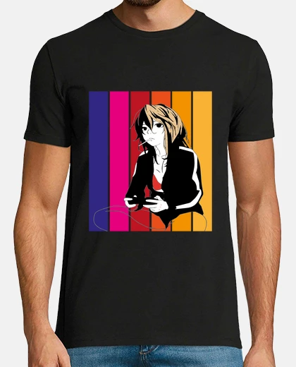 Playera gamer anime girl