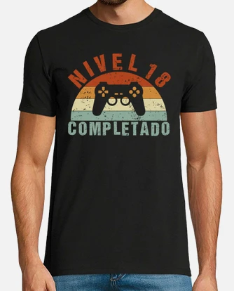 Camiseta gamer cumpleanos 18 anos ho. laTostadora