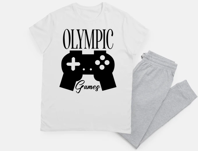Pyjama gamer jo olympiad olympia games night sleep customizable association