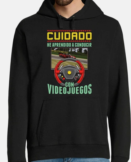 Sudadera Gamer y Conductor Coche Videojuegos