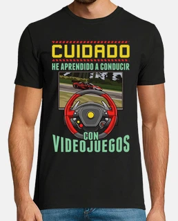 Gamer y Conductor Coche Videojuegos