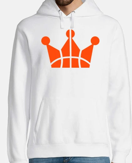 Sudadera ganador de la corona de baloncesto