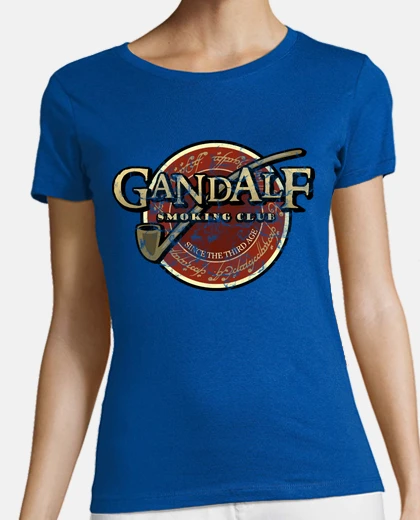 Playera Gandalf Smoking Club vintage