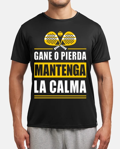 Camiseta Gane o pierda mantenga la calma