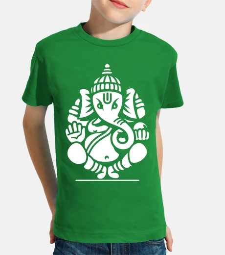 Vêtements ganesh ganesha &eacute;l&eacute;phant no.4 (blanc)