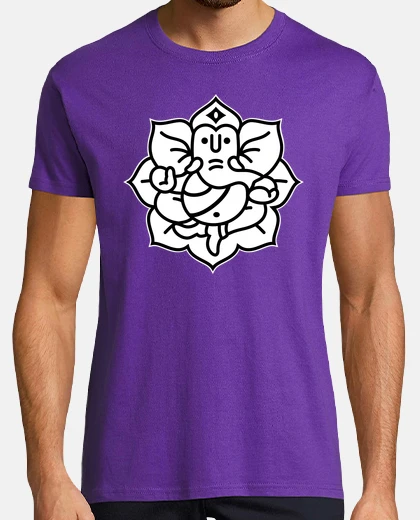 Tee-shirt ganesha éléphant n ° 2 (2 couleurs)