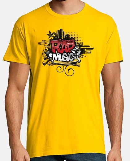 Tee-shirt Gangsta Rap Music