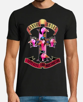 Camiseta gansos rosas sale