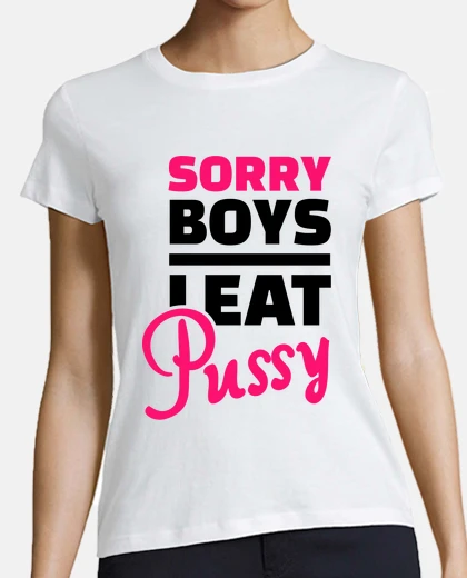 Tee-shirt gar&ccedil;ons d&eacute;sol&eacute; je mange la chatte