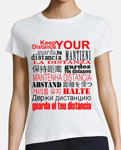 Tee-shirt garde tes distances