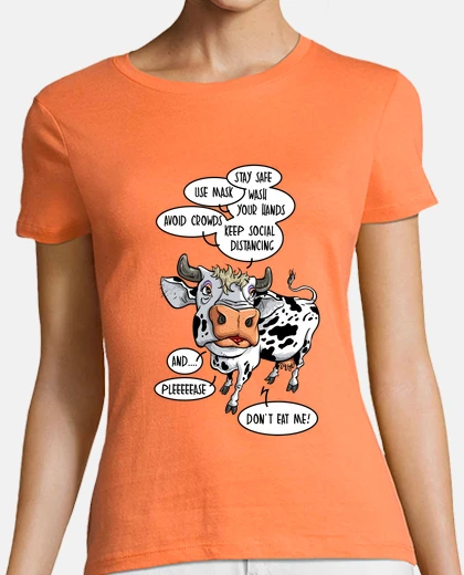 Tee-shirt garder en sécurité-covid 19-vegan