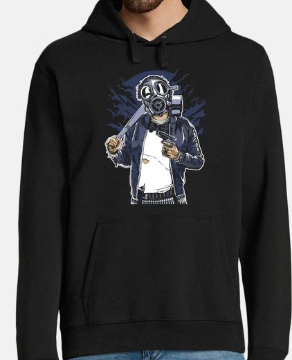 Sudadera Gas Mask Bastard