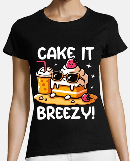 Tee-shirt gâteau au gâteau venteux gâteau de plag