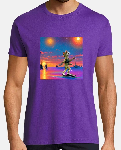 Camiseta Gato bailando bajo dos soles