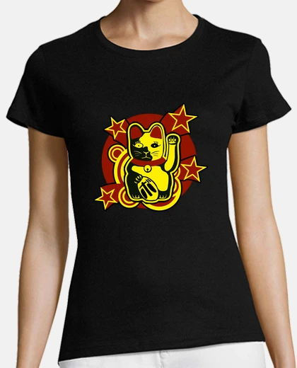 Playera Gato de la suerte: Maneki-neko