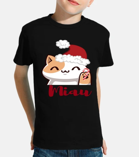 Ropa Gato de navidad con gorrito