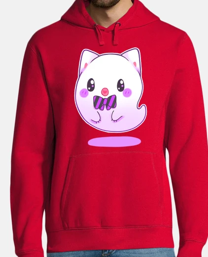 Sudadera gato fantasma kawaii