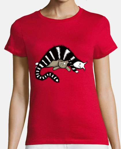 Playera gato madre protege a su bebé gatito