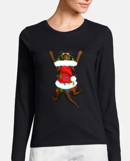 Playera Gato Navideño