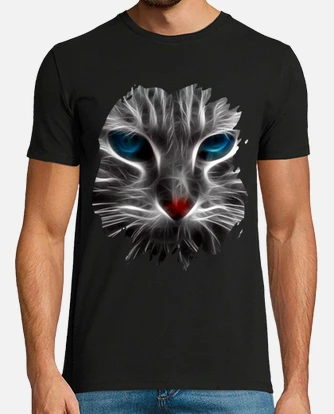 Playera gato ojos azul laTostadora Mexico