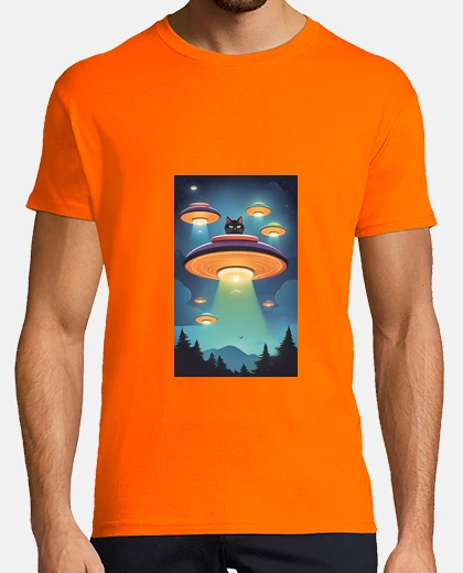 Playera Gato Ovni