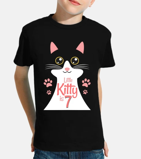 Ropa Gato Pequeña Niña Cumpleaños De 7 Años