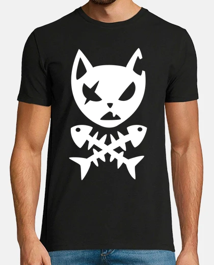 Playera gato pirata