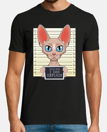 Camiseta gato sphynx mamá querida mamá puedo exp