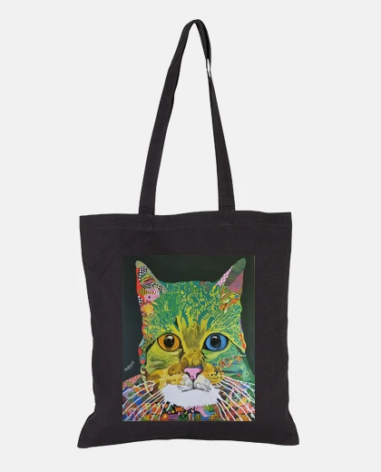 Bolsa gato verde