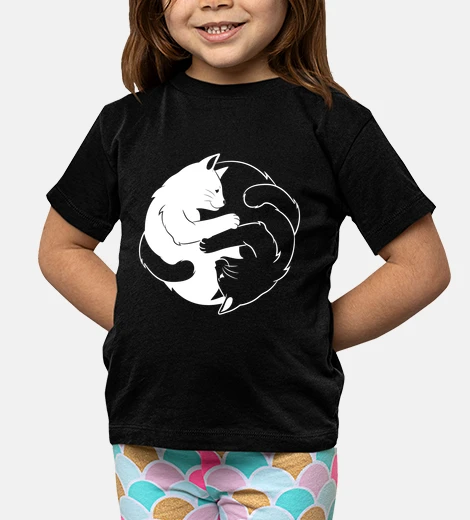 Ropa gato ying yang para los amantes de los 