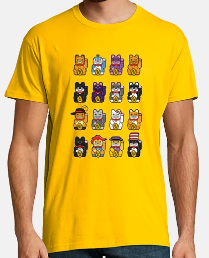 Camiseta Gatos De La Fortuna