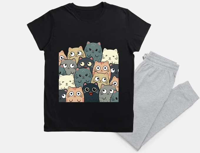 Pijama Gatos kawaii