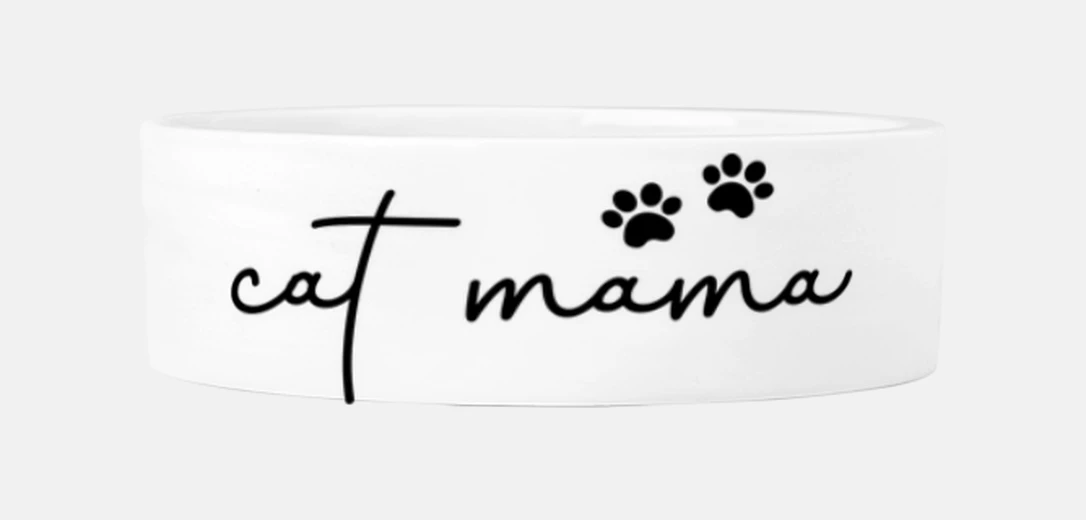 Mascotas gatta mamma gatta mamma gatta gattino ciotola