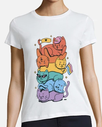 T shirt con gatti deals