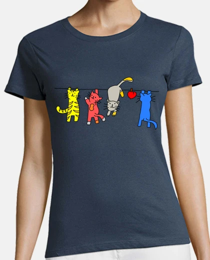 T-shirt gatti che mentono