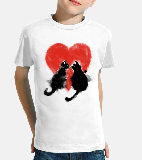 Abbigliamento gatti innamorati
