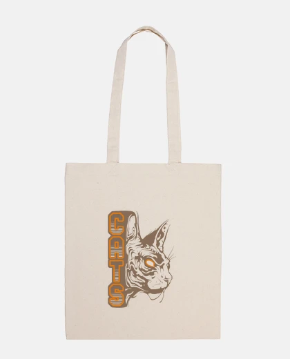 Borsa gatti sphynx gatto cartone animato line