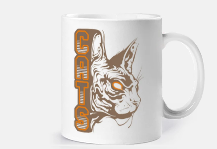 Tazza gatti sphynx gatto cartone animato line