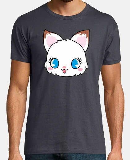 T-shirt gattino bianco