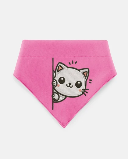 Mascotas gattino gatto grigio style ricamo carin