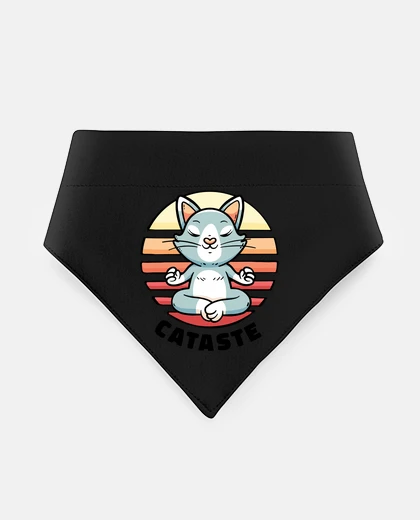 Mascotas gatto chiamato yoga vintage