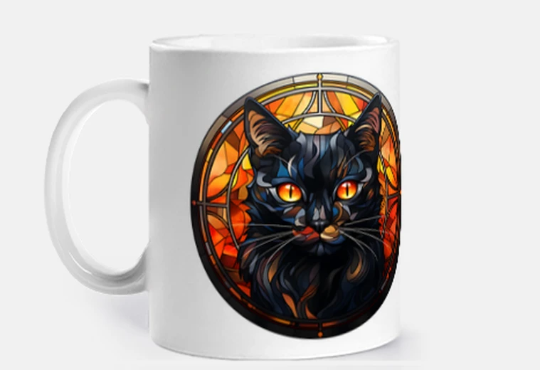 Tazza gatto della cattedrale