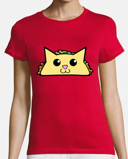 T-shirt gatto di taco