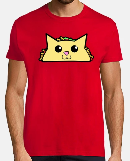 T-shirt gatto di taco