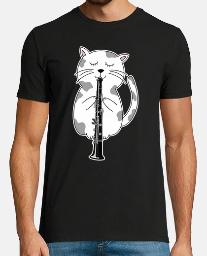 T-shirt gatto divertente che indossa occhiali d