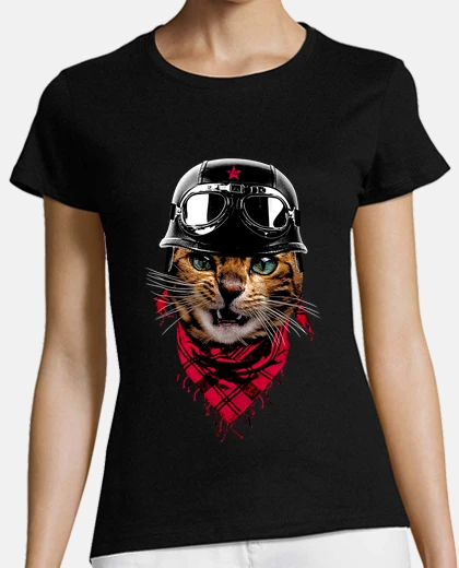 T-shirt gatto domestico avventuriero