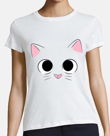 T-shirt gatto faccia